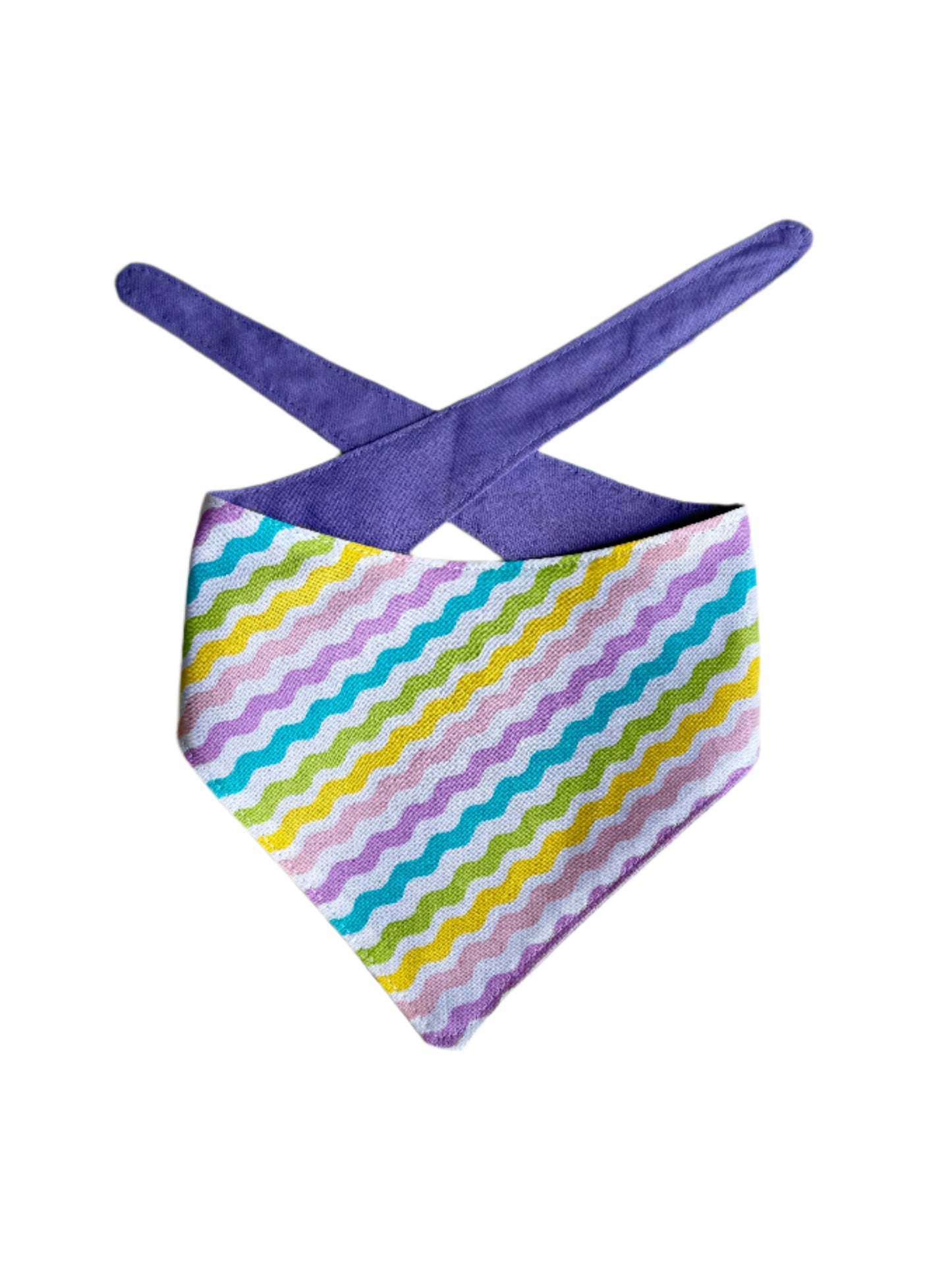 Pastel Easter Stripes Dog Bandana