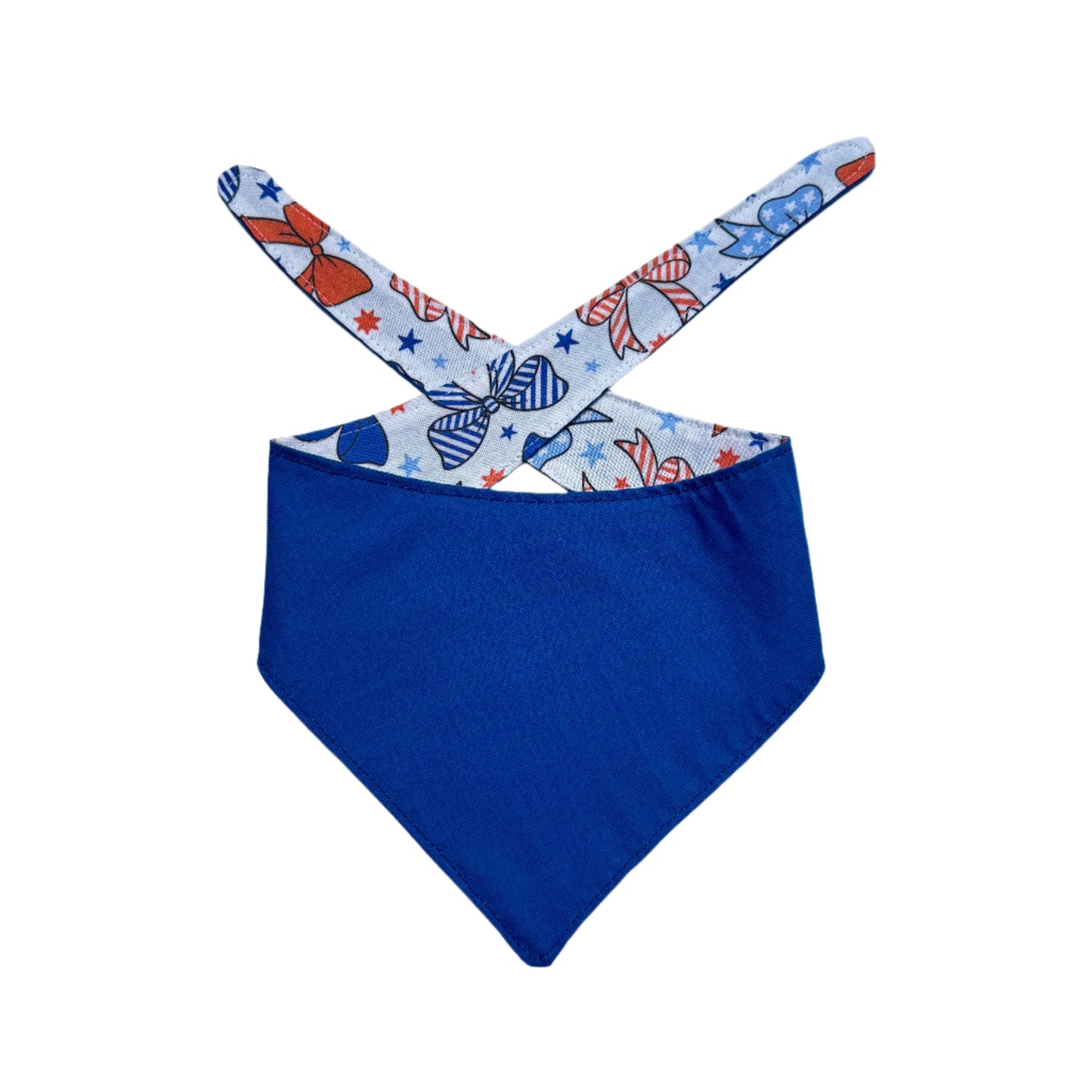 Red, White & Bows Dog Bandana