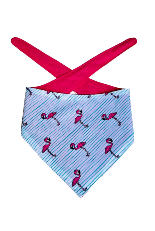 Let's Flamingle Dog Bandana