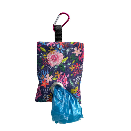 Floral Poop Bag Holder