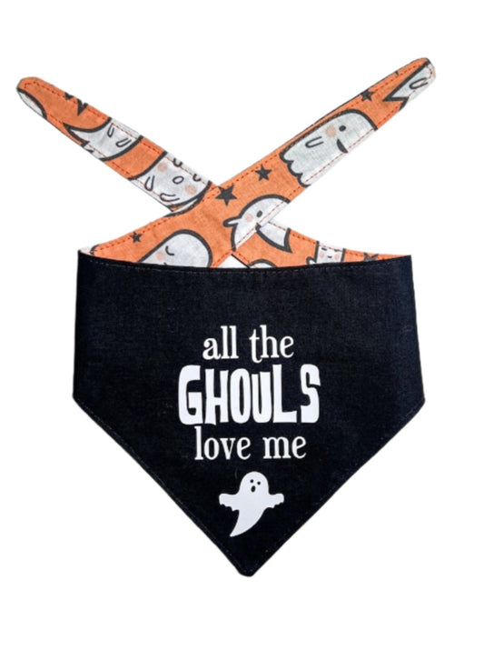 All the GHOULS Love Me Dog Bandana