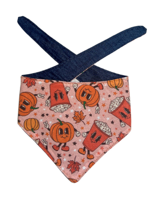 Pumpkin Spice Buddies Dog Bandana