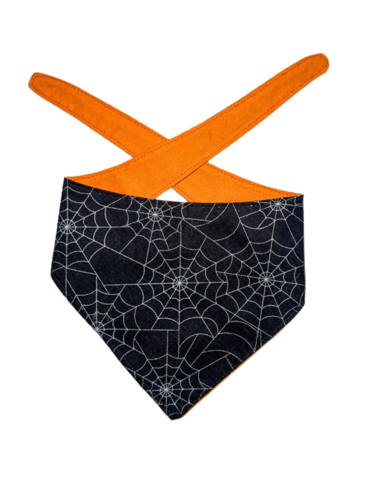 Metallic Spiderwebs Dog Bandana